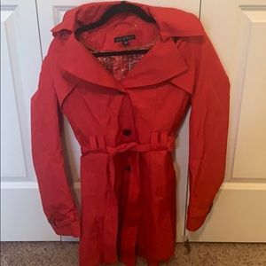 Via Spiga red rain jacket